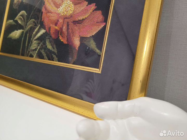 Картина вышитая крестом ручная работа