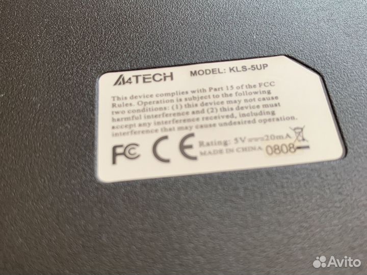 Клавиатура A4Tech KLS-5Up