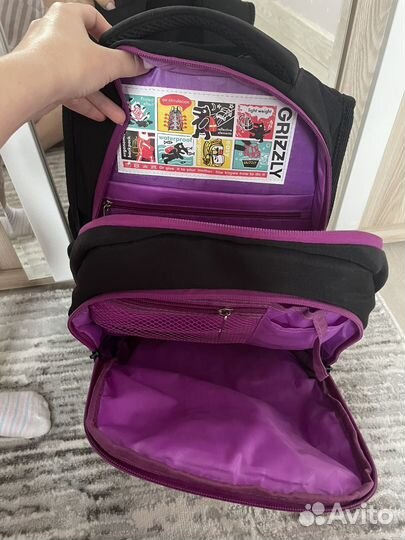 Рюкзак школьный для девочки grizzly