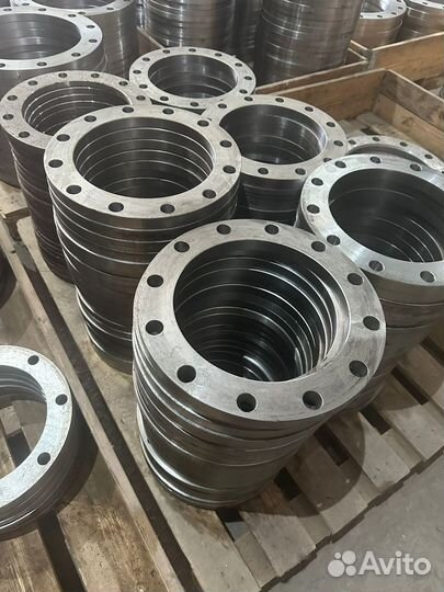Фланец стальной, расточенный Ру10, Ру16