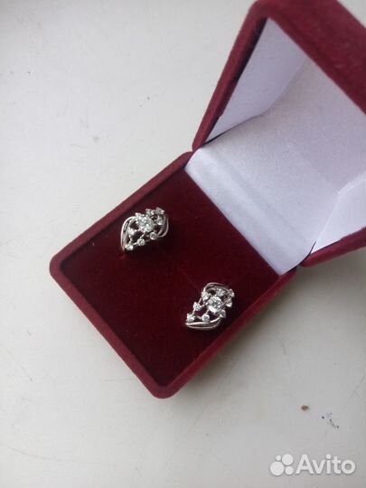 Серебряные серьги 925 проба