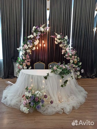 Декор свадебного зала