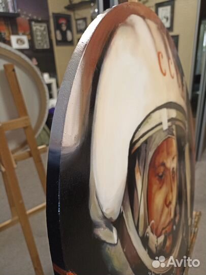 Гагарин картина маслом