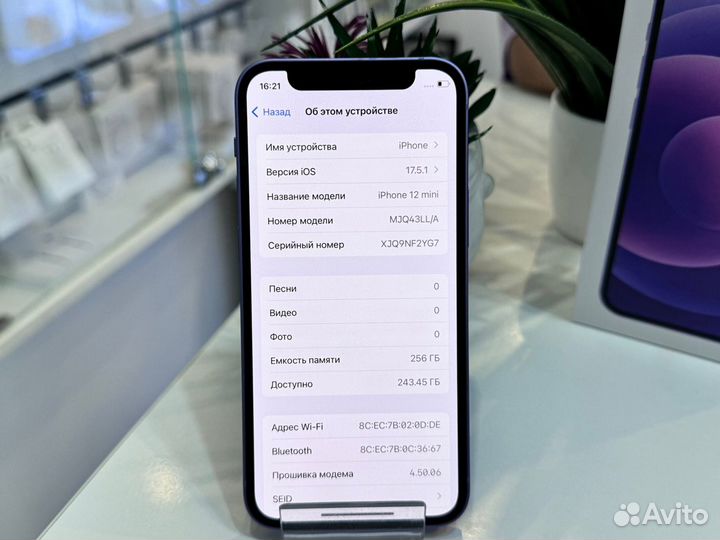 iPhone 12 mini, 256 ГБ