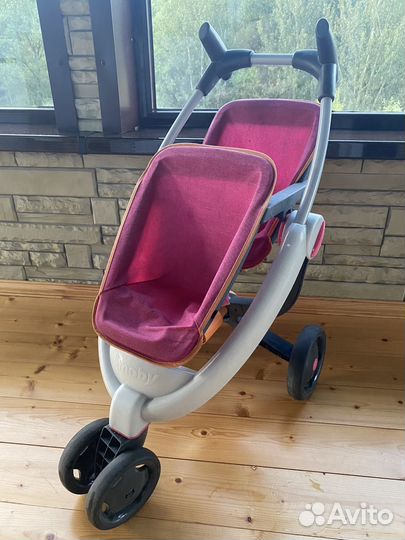 Коляска Smoby для 2-х кукол