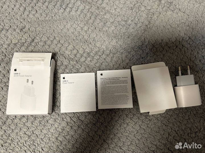 Адаптер питания apple 20 w