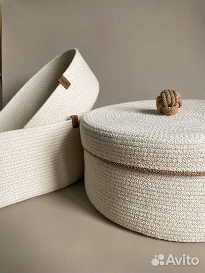 Корзина из шнура