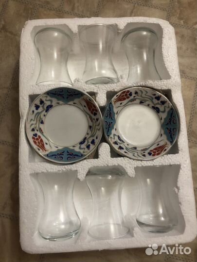 Набор турецкие стаканы для чая (армуды)
