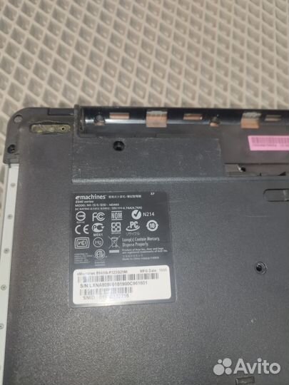 Ноутбук emachines new85 e640 на запчасти