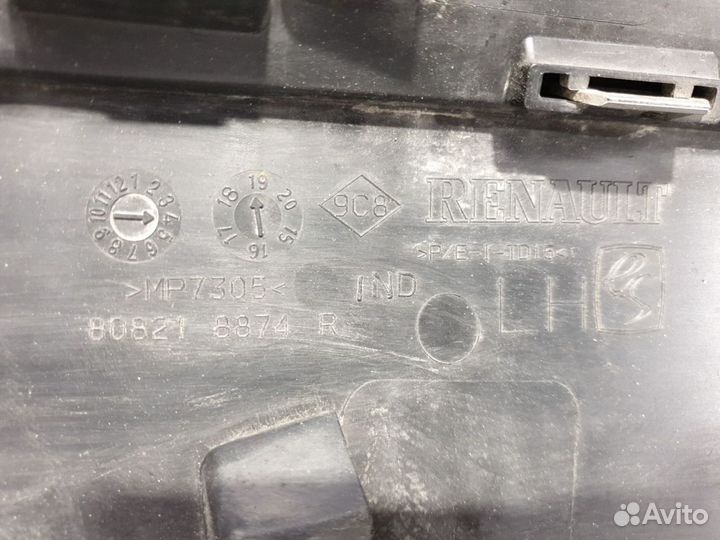 Молдинг двери левый передний Renault Kaptur 2016