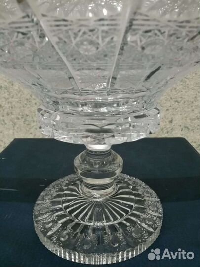 Ваза хрустальная для фруктов от Glasspo