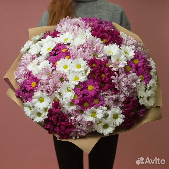 Букет из хризантем 11 21 31 41 51 101