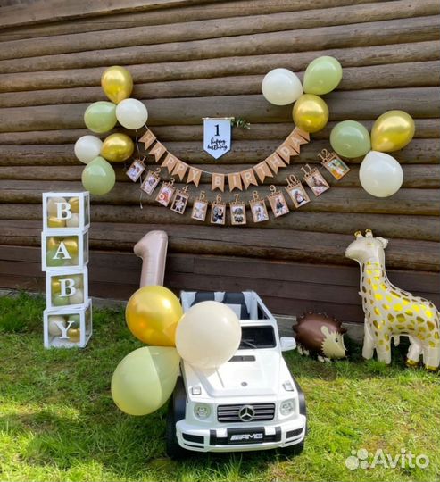 Декор для дня рождения малыша
