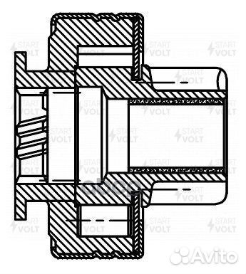 Привод стартера (бендикс) startvolt VCS 0806 VC