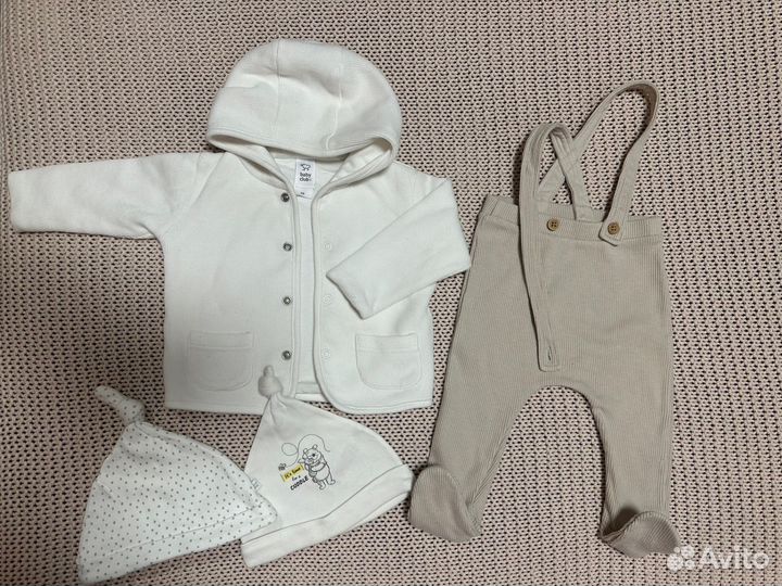 Вещи пакетом на девочку 3-6 мес