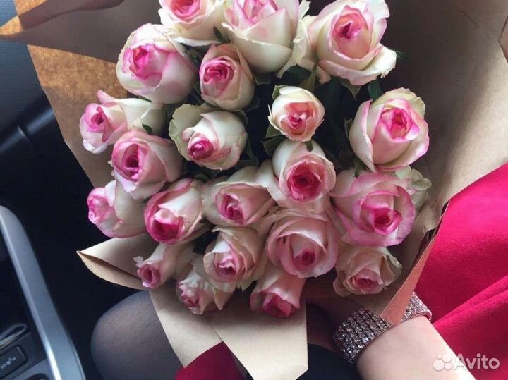 Цветы розы букет