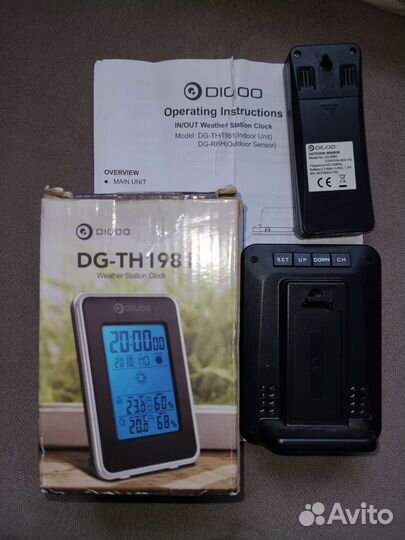 Метеостанция Digoo с внешним датчиком