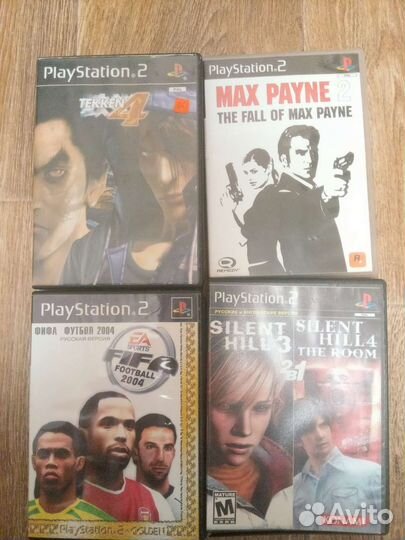 Диски с играми для PS2