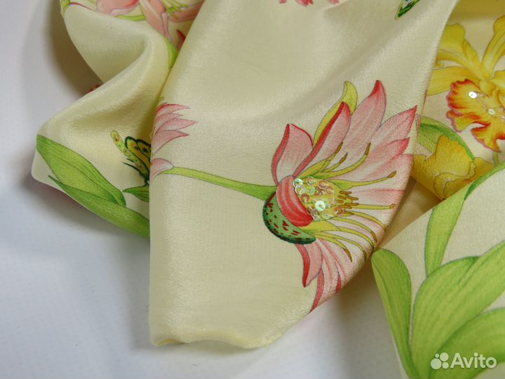 Шарф палантин Codello шелк 100%