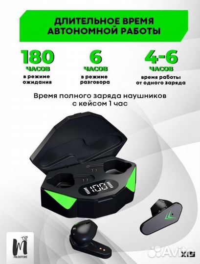 Блютуз наушники беспроводные