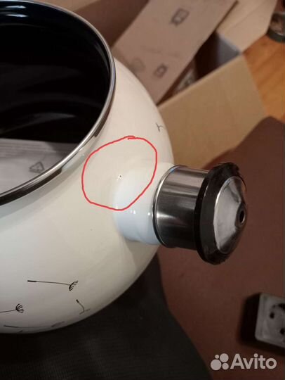 Чайник эмалированный