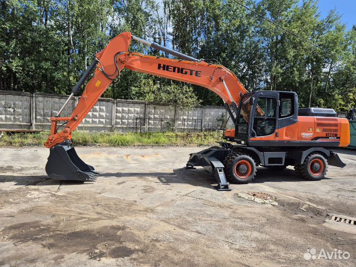 Колёсный экскаватор HENGTE HT215W, 2023