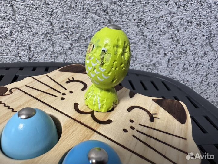 Магнитная рыбалка деревянная