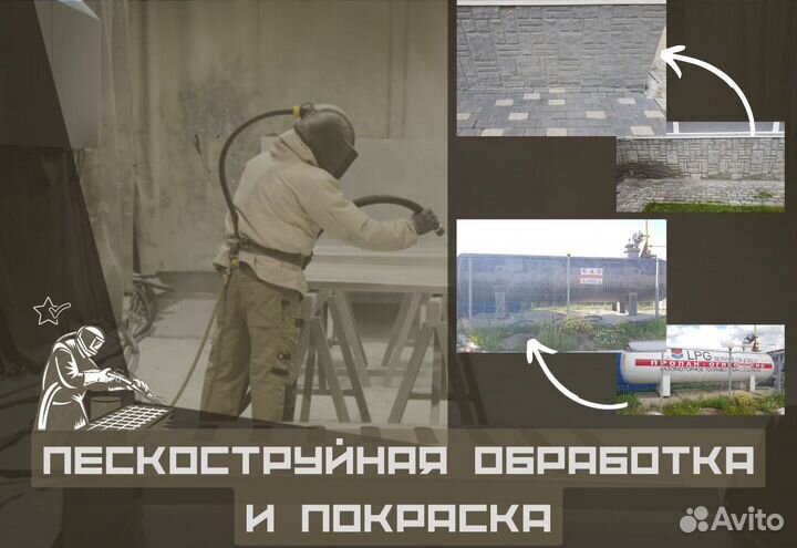 Пескоструйная обработка, покраска