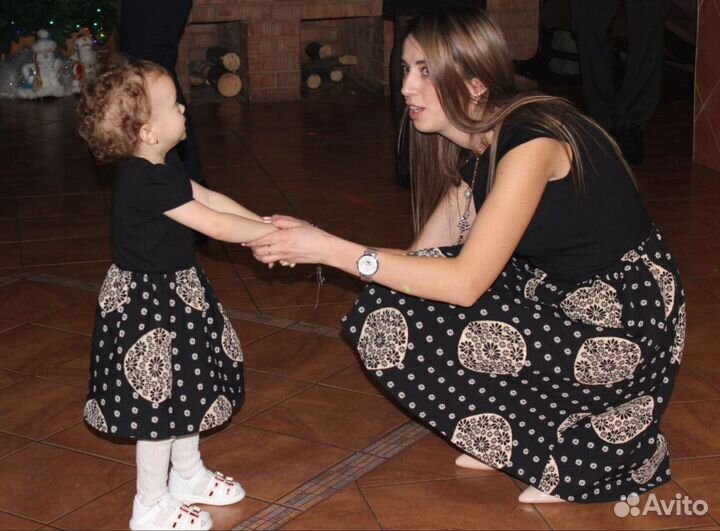 Платья family look