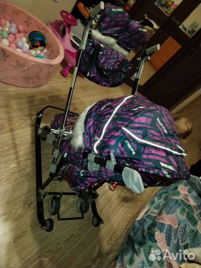 Детские санки коляска