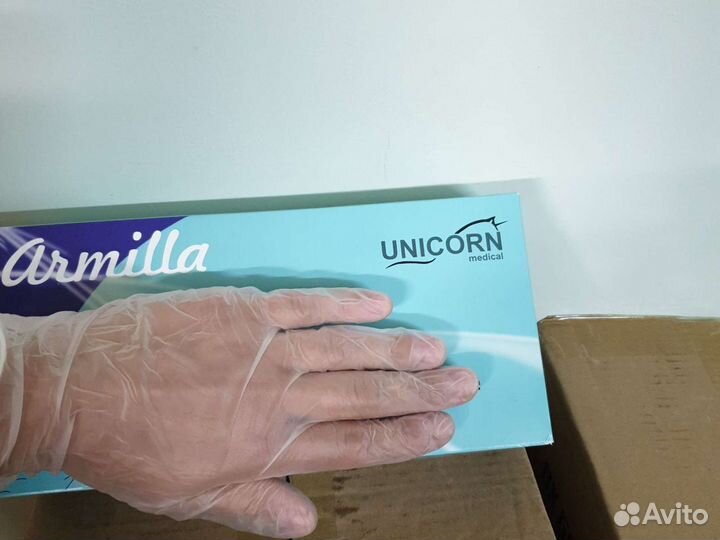 Перчатки винил