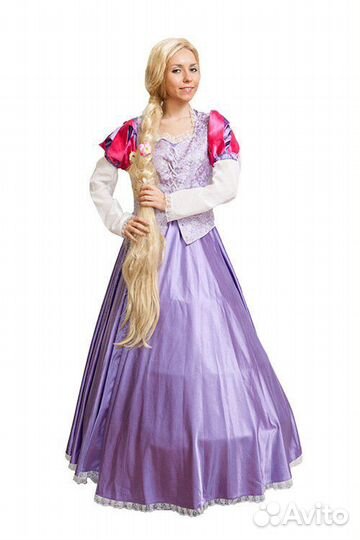 Костюм Рапунцель для аниматоров взрослый