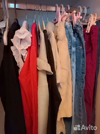 Вещи пакетом на девочку 140, 146