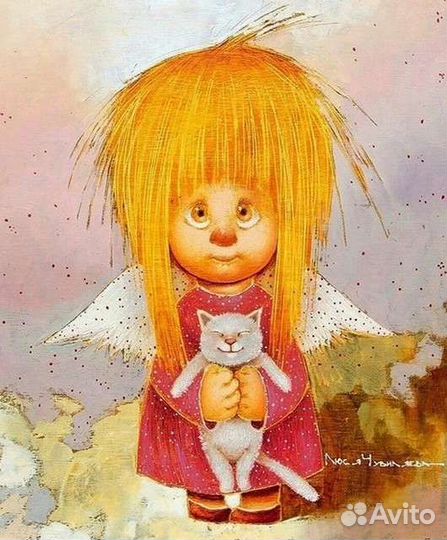 Картина по номерам Солнечный ангел