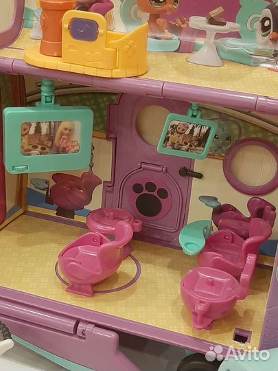Littlest Pet Shop домик карусель самолёт