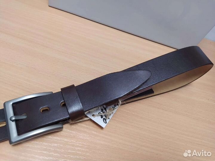 Мужской ремень из натуральной кожи. Новый