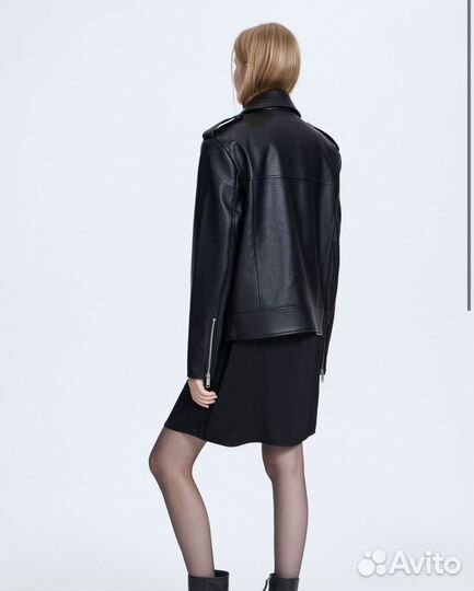 Новая байкерская куртка косуха lime xs