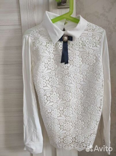 Блузка школьная, р. 128