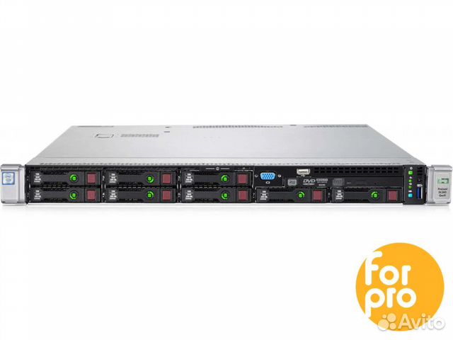 Сервер HP DL360 Gen9 8SFF P4 2xE5-2699v4 256GB