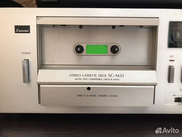 Sansui sc-m33, 100 вольт для японского рынка