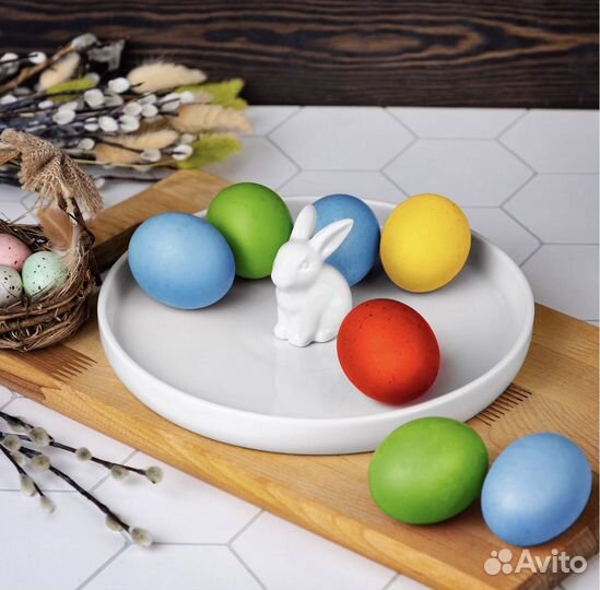 Блюдо кролики тарелка elan gallery