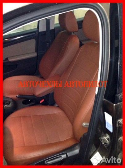 Чехлы Автопилот Volkswagen Jetta 6 из экокожи