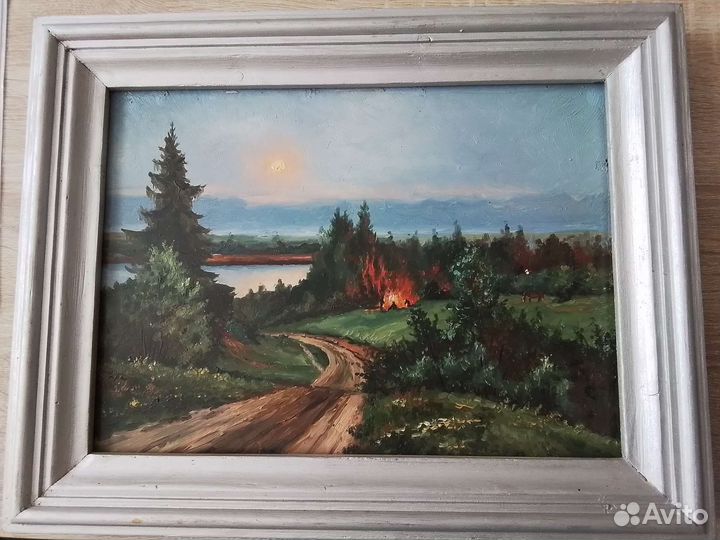 Картина маслом,В ночном, 1990 г