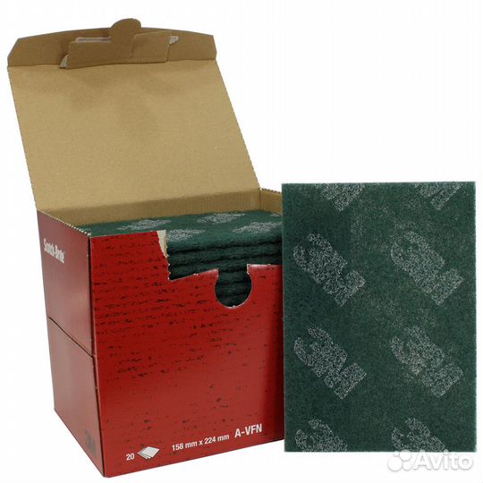 Оптом Лист шлифовальный, A VFN, зеленый, 158 мм х