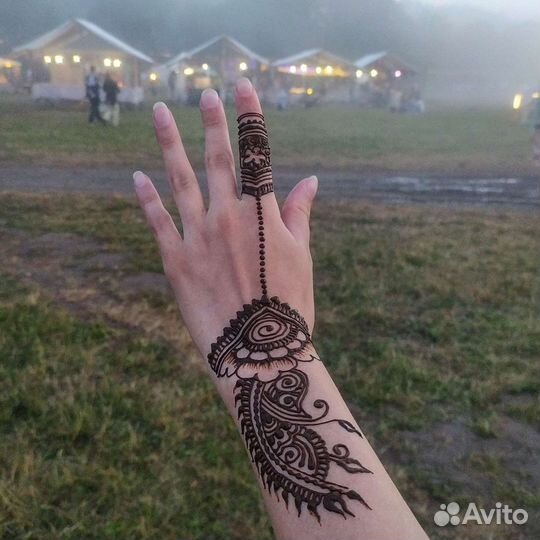 Мехенди, роспись хной, временные тату