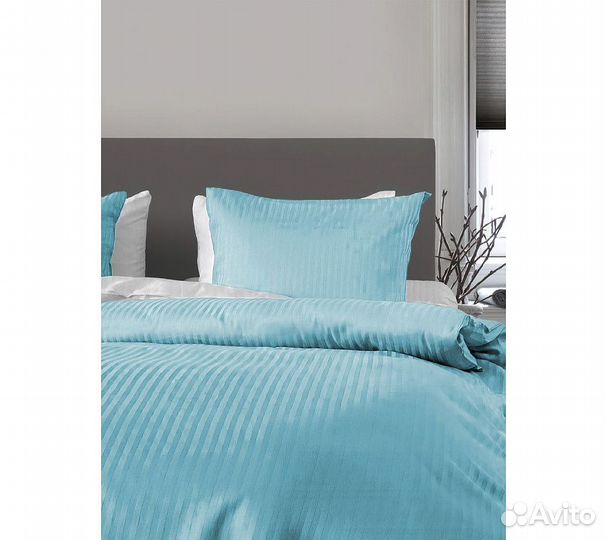 Постельное белье GoodNight Страйп-сатин дуэт (с на