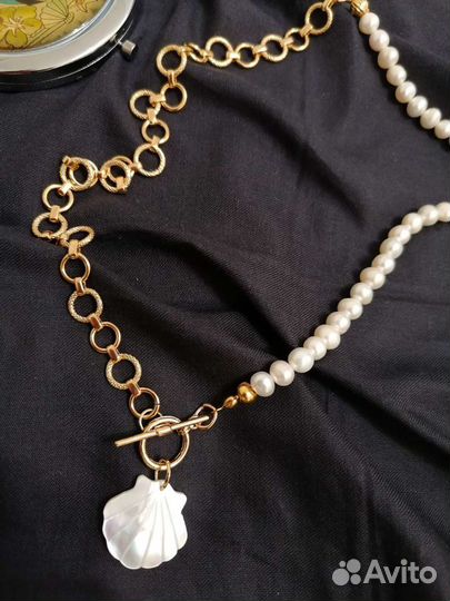 Ожерелье с жемчугом и не только