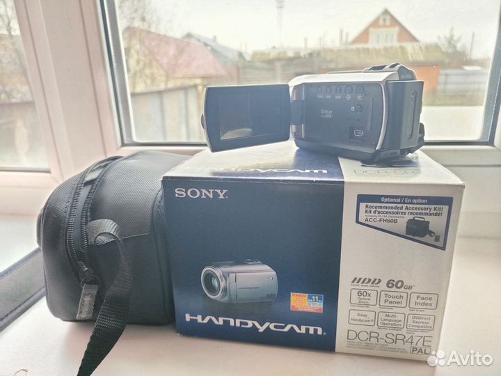 Видеокамера sony handycam DCR-SR47E
