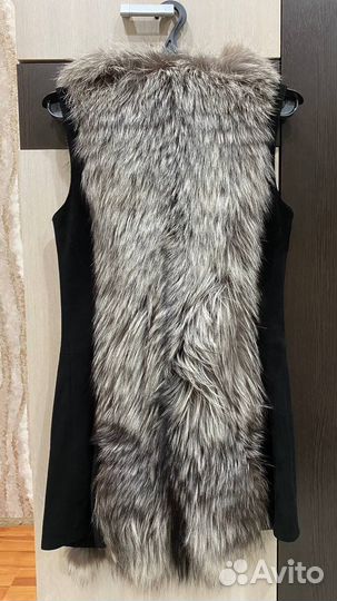 Жилетка меховая натуральная женская