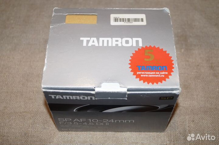 Tamron 10-24mm 1:3.5-4.5 для Canon Доставка